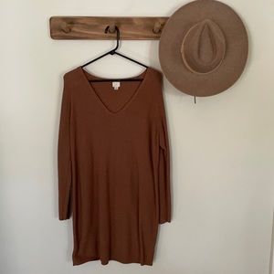 Brown sweater dress. Target